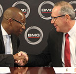 From l: Seydou Kane, managing director, Eaton (Africa); Gavin Pelser, managing director, BMG.